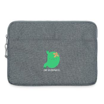 Gastroparesie - Sacoche pour ordinateur portable 15 pouces - gris chiné - Devant