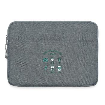 Choses que je fais pendant mon temps libre La musique K-pop adore - Sacoche pour ordinateur portable 15 pouces - gris chiné - Devant