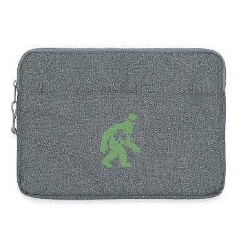 Sasquatch avec Shamrock - Sacoche pour ordinateur portable 15 pouces - gris chiné - Devant