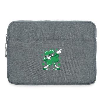 Shamrock rocker with style - Laptop bag 15" - heather grey - Front
