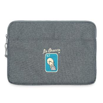 Celebrate Mexican culture with funny schuh - Laptop bag 15" - heather grey - Front