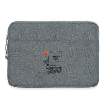 Tokyo Fahrrad Shop - Laptoptasche 15" - Grau meliert - Vorne
