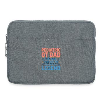 Pediatric OT Dad The Idol The Pediatric Therapist - Laptop bag 15" - heather grey - Front