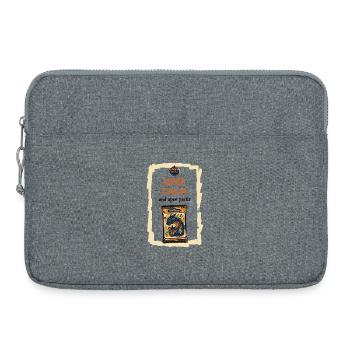 Keep Calm And Open Packs Sammelkarten-Booster-Pack - Laptoptasche 15" - Grau meliert - Vorne
