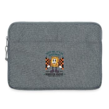 Trust Me Its An Investment Booster Packs trading - Laptop bag 15" - heather grey - Front