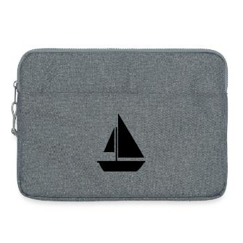 Voile - Sacoche pour ordinateur portable 15 pouces - gris chiné - Devant