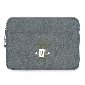 Pain levain pâtissier levain - Sacoche pour ordinateur portable 15 pouces - gris chiné - Devant