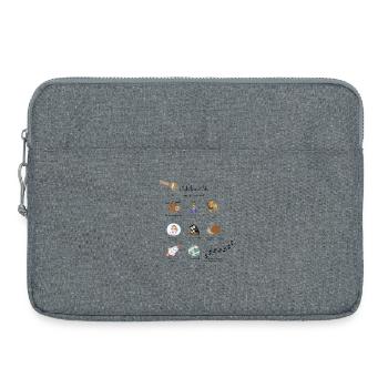 Ich bin Ich - Laptoptasche 15" - Grau meliert - Vorne