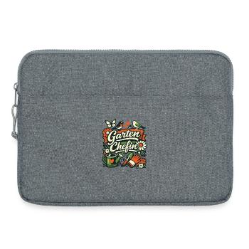 Garten Chefin Gärtnerin Geschenk - Laptop bag 15" - heather grey - Front