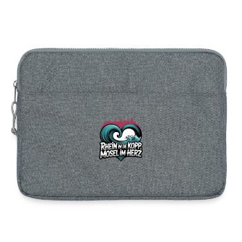  Rhein In De Kopp Mosel Im Herz Heimatliebe Für - Laptoptasche 15" - Grau meliert - Vorne