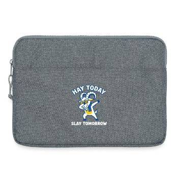 Hay Today Slay Tomorrow Ziege - Laptoptasche 15" - Grau meliert - Vorne