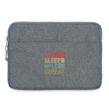 HPLC Performance Chromatography Retro Sleep Repeat - Laptop bag 15" - heather grey - Front