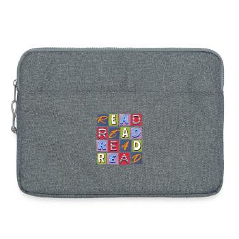 Read Design - Papierlook/Paperlook - Laptoptasche 15" - Grau meliert - Vorne
