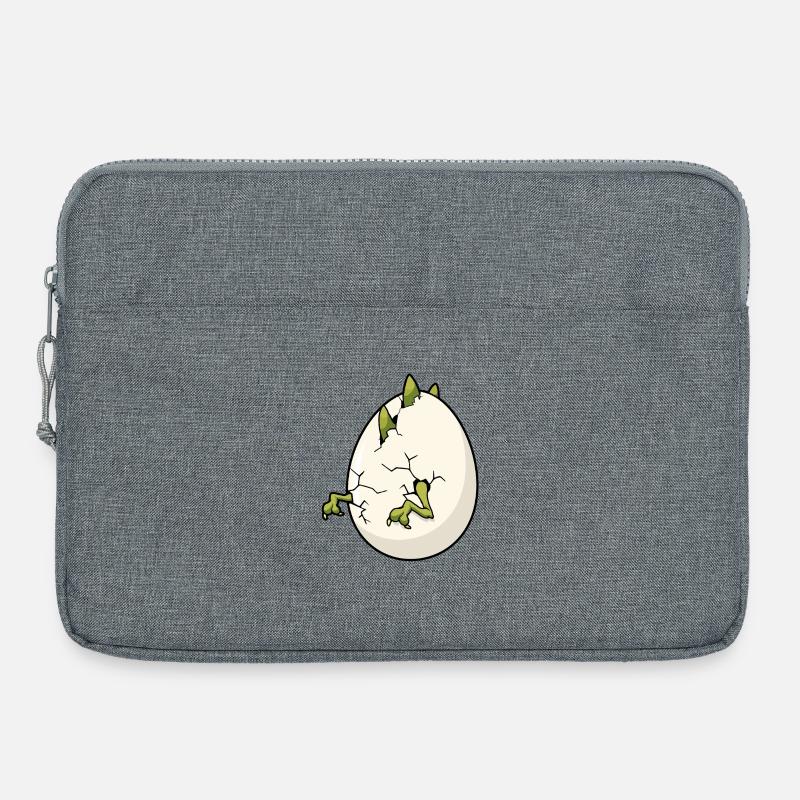 Ostern mit gebrochener Eiblüte - Laptoptasche 15" - Grau meliert
