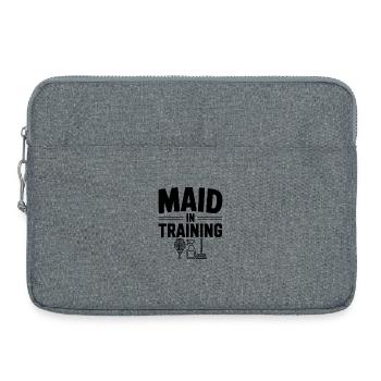 Femme de chambre en formation - Sacoche pour ordinateur portable 15 pouces - gris chiné - Devant