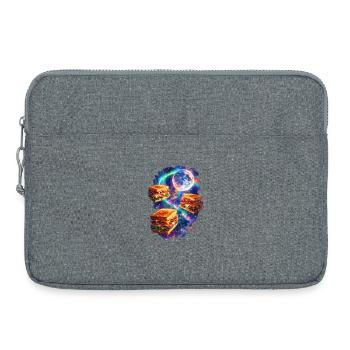 Galaktische Sandwich-Sterne - Laptoptasche 15" - Grau meliert - Vorne