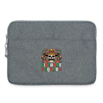 Birthday Squad Cinco De Mayo Mexican Kid - Laptop bag 15" - heather grey - Front