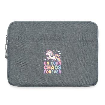 Unicorn Chaos Forever Unicorn Pastel - Sacoche pour ordinateur portable 15 pouces - gris chiné - Devant