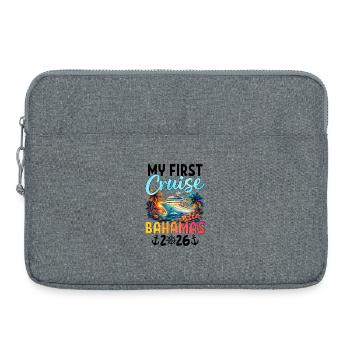 My First Cruise Bahamas 2026 - Laptop bag 15" - heather grey - Front