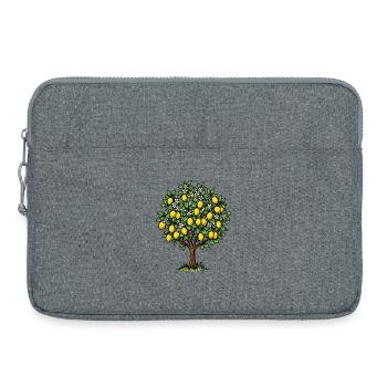 Vintage lemon tree - Laptop bag 15" - heather grey - Front