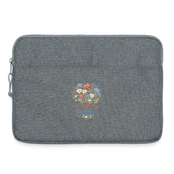 Wildflowers of Freedom - Laptop bag 15" - heather grey - Front