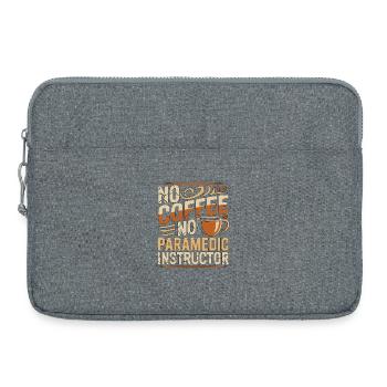 Ambulancier Pas de café Pas de soins d’urgence Amateur de café - Sacoche pour ordinateur portable 15 pouces - gris chiné - Devant