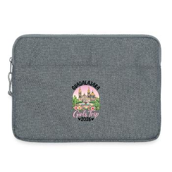 Guadalajara Girls Trip 2026 - Laptop bag 15" - heather grey - Front
