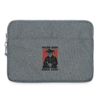 Polish Irony Stańczyk Since 1500 - Laptop bag 15" - heather grey - Front