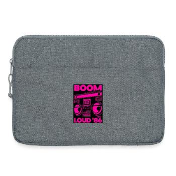 Boom Loud '86 Boombox Neon - Laptop bag 15" - heather grey - Front