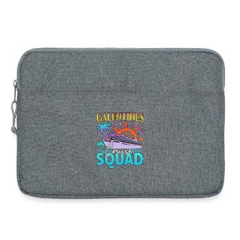 Galentines Cruise Family Vacation Trip Cruising - Laptop bag 15" - heather grey - Front