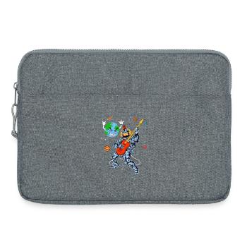 Chemise guitare électrique Astronaut - Sacoche pour ordinateur portable 15 pouces - gris chiné - Devant