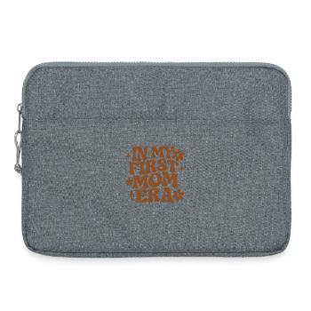 Erster Muttertag Mama Geschenkidee Familie Groovy - Laptoptasche 15" - Grau meliert - Vorne