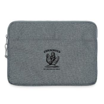 Nicht diagnostiziert, aber irgendetwas stimmt nich - Laptoptasche 15" - Grau meliert - Vorne