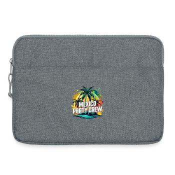 Mexiko Party Crew - Laptoptasche 15" - Grau meliert - Vorne