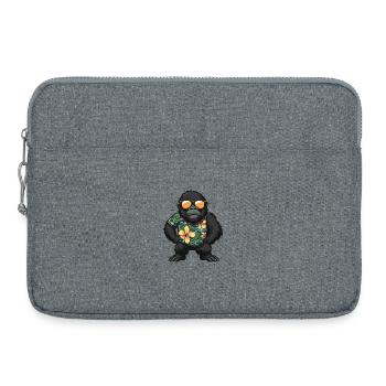 Vacances de Gorille Comic - Sacoche pour ordinateur portable 15 pouces - gris chiné - Devant