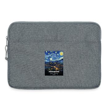 Hildesheim, Allemagne, Nuit étoilée - Sacoche pour ordinateur portable 15 pouces - gris chiné - Devant