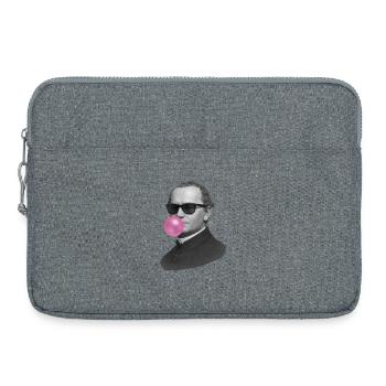 Gregor Mendel Kaugummi - Laptoptasche 15" - Grau meliert - Vorne
