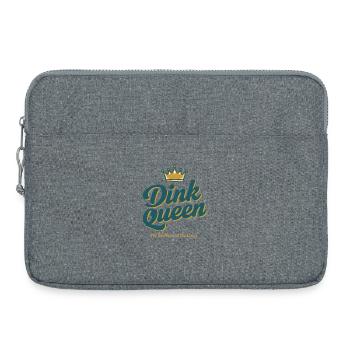 Joueur drôle de pickleball pickleball - Sacoche pour ordinateur portable 15 pouces - gris chiné - Devant