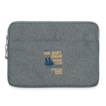 sourdough The Quiet Knead Dough Club Bakery - Laptop bag 15" - heather grey - Front
