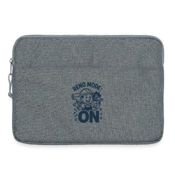 Renomodus an | Renovierung Heimwerker - Laptoptasche 15" - Grau meliert - Vorne