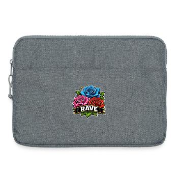 Rave Roses Banner Festival Coloré Vie nocturne - Sacoche pour ordinateur portable 15 pouces - gris chiné - Devant
