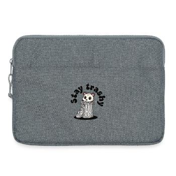 Reste vulgaire, opossum mignon, drôle - Sacoche pour ordinateur portable 15 pouces - gris chiné - Devant