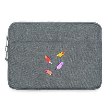Rafraîchissement d’été pour enfants en glace - Sacoche pour ordinateur portable 15 pouces - gris chiné - Devant