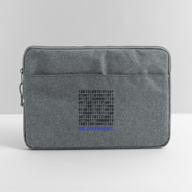 Be Different: Binary Pattern with Message Laptop bag 15"