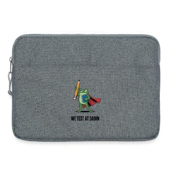Dawn Test Froschheld - Laptoptasche 15" - Grau meliert - Vorne