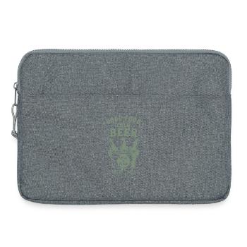 GOOD FOOD COLD BEER CHILL AND GRILL Summer - Laptop bag 15" - heather grey - Front