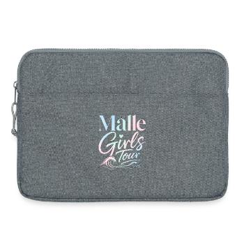 Tournée des filles à Malle Soirée entre filles Soirée de Majorque Fête - Sacoche pour ordinateur portable 15 pouces - gris chiné - Devant