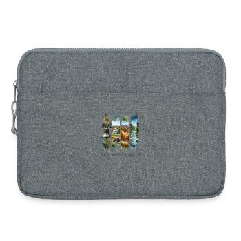 Pennsylvania Travel – Liberty Bell & Autumn Spirit - Laptop bag 15" - heather grey - Front