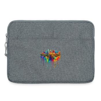 Mesa Arizona Tropfende Kunst - Laptoptasche 15" - Grau meliert - Vorne