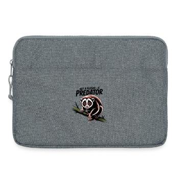 Not a Plush Toy | Plum Lobi Predator - Laptop bag 15" - heather grey - Front